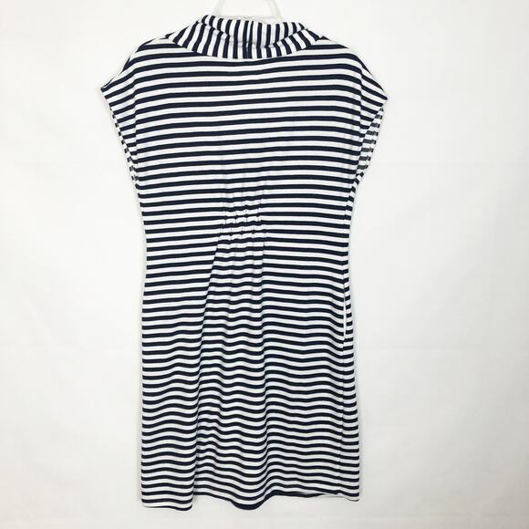 Csilla Somogyi Cowl Neck Striped Dress Size M - Picture 5 of 8